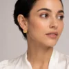 Necklace and Earring Jewelry Set Round Ornament Brand New 925 Sterling Silver Together Forever Trendy Gift For Women