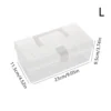 Storage Box Household Miscellaneous Storage Box Large-Capacity Waterproof Dustproof Jewelry Bead Container Desktop Storage Case