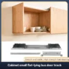 Cabinet Small Flat Lay Bus Sliding Door Pulley Track Wall Cabinet Floor Cabinet Double Damping Buffer Sliding Door Hardware