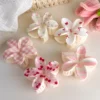 Pastel Floral Hair Clips for Girls