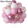 Latex Balloon Birthday Kids Balloon 1st One Year Birthday Party Decor Baby Shower Christening Ballon Wedding Event Baloon Globos