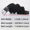 Men's Belt Casual Woven Elastic Belt Outdoor Sports Women's Belt No Need for Punching Climbing Work Belt For Men Women Fashion