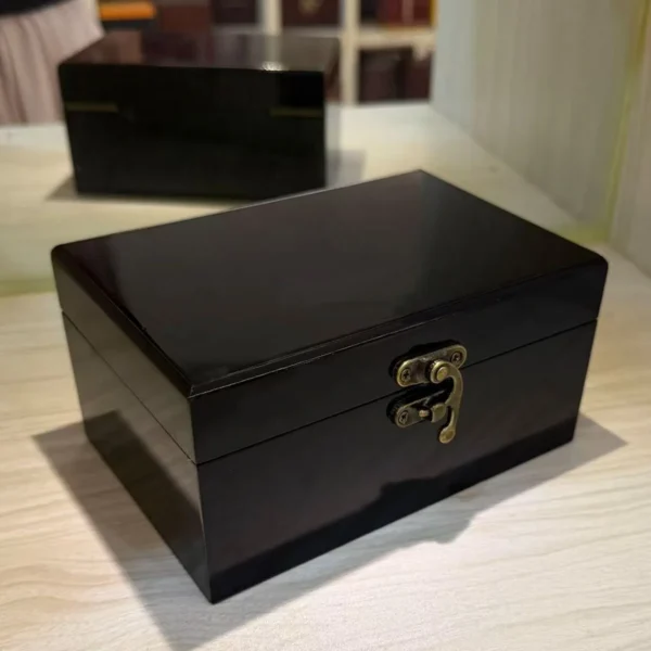 Wooden Storage Box, Jewelry Storage Box with Metal Clasp, Three Options Available