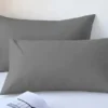 2pcs Brushed Pillowcase, Soft Breathable Pillowcase, Premium Quality Pillow Covers For Bedroom Sofa Home Decor, Without Pillow
