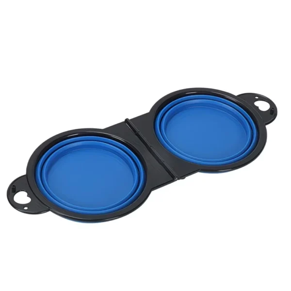Collapsible Double Pet Travel Bowls