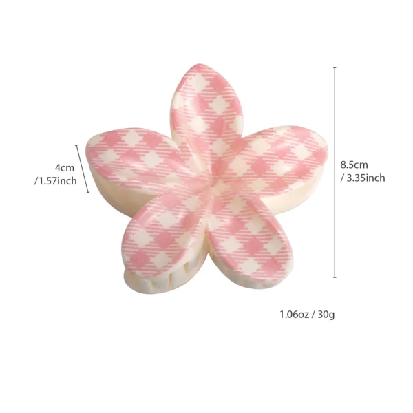 Pastel Floral Hair Clips for Girls