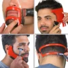 S461f4cd67038472fb1ad1f73d6715bd3n.webp Beard Styling Tools Set with Four Shaping Guides for Grooming Shaving And Defining Hairlines Goatees And Collars