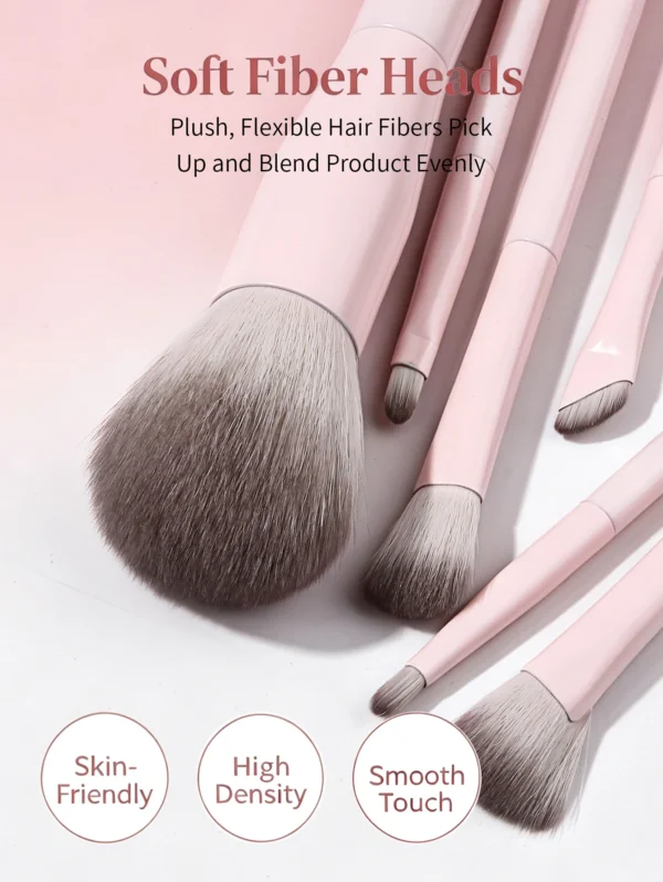 S46a38ff8b69f428a90ff4b90d37dc0f0l.webp Makeup Brush Set - Soft Synthetic Hair Brushes for Beauty Tools - Foundation Brush, Blush Brush, Eye Shadow Brush, Powder Puff