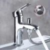 Bathroom Wash Faucet Single Hole Basin Faucet with Shower Sink Basin Wash Basin Bathroom Accessories