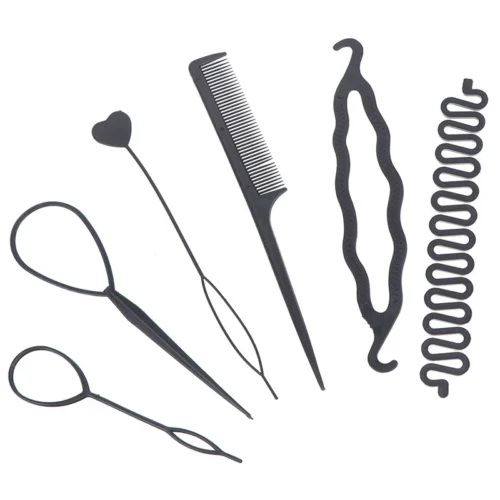 S474016f6c1224e458e2ff53aec9a0c8cd.webp Magic Hair Styling Tools Set DIY Braiding Braider Accessories Hairpin Twist Bun Barrettes Clips For Women Hairdressing