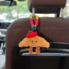 Car Backseat Organizer Cute Cartoon Car Seat Back Groceries Bag Purse Hooks Storage Holder Creative Car Accessories Interior