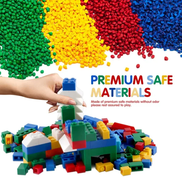 1000 Pieces of Building Blocks City DIY Creative Building Blocks Compatible Building Blocks Large Base Plate Educational Childre