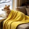 Washable Ribbed Pet Blanket