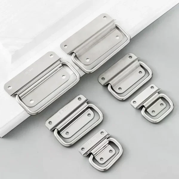 Cabinet Flight Case Solid Furniture Hardware Folding Handle For Tool Box Stainless Steel Drawer Wardrobe Easy Install