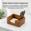 S4cd5015b36894314979fe254b870dd44x.webp Solid Wood Desk Organizer with Smooth Surface and Eco-Friendly Finish Features Scientific Compartment Design for Office Students
