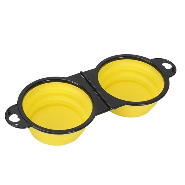 Collapsible Double Pet Travel Bowls
