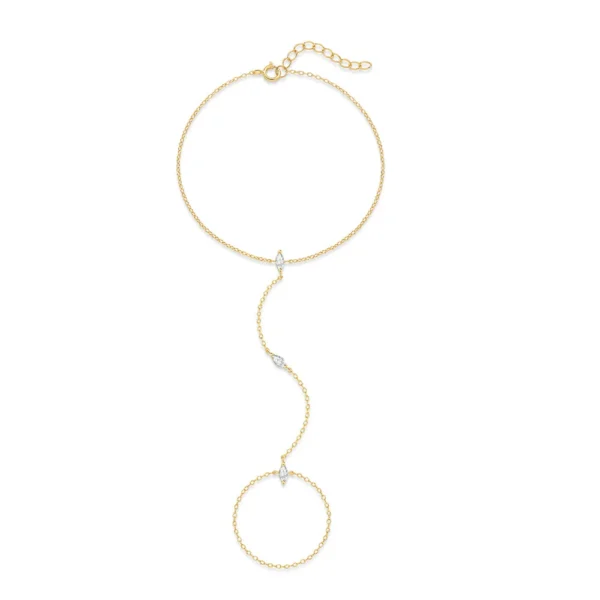 S4ee910498b9f414cb2ef43b8cdf0aceeA.webp OEVAS Marquise Cut Moissanite Bracelets for Women S925 Silver Lab Diamonds Bracelets Fashion Ring Chain Fine Jewelry Wholesale