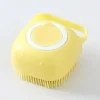 Pet Bath Brush with Shampoo Dispenser