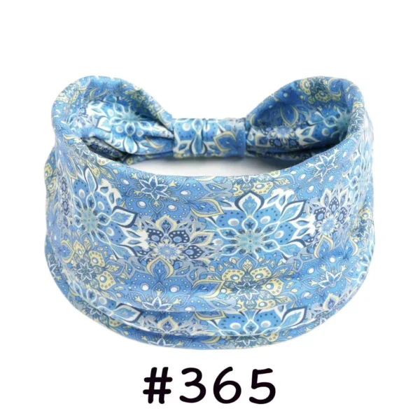 S56521cb049df44f2b32784acac1bbfedy.webp Boho Headbands for Women Knotted Wide Headwrap Turban Yoga Workout Head Bands Stretch Hiarbands Cotton Bandana Hair Accessories