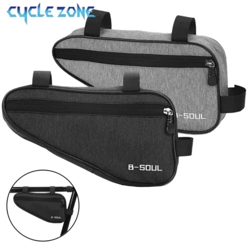 S576158f047974d8fb5764389d6534789W.webp Bicycle Triangle Bag Bike Front Tube Frame Saddle Storage Bags MTB Cycling Pouch Durable Bike Versatile Bag Bicycle Accessories