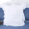 1-Pack  Pillowcases with Ruffles (No Pillow Core ) , Farmhouse French Shabby Romantic Chic Pillow Cover for Bedding