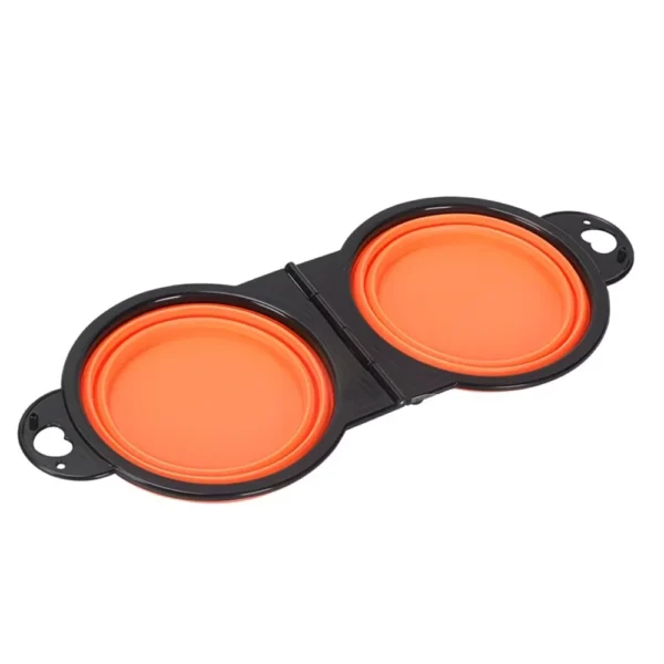 Collapsible Double Pet Travel Bowls