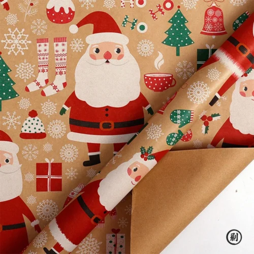 S5b5e932afee44798ac2ce50236206beee.webp Christmas Gift Wrapping Paper Multi-style Gift Wrapping Paper Eco-friendly Christmas Gift Box Paper Birthday and Holiday Gifts