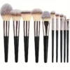 10-20PCS Makeup Brush Set Foundation Concealer Powder Eyeshadow Blush Brush Kabuki Blending Cosmetic Beauty Tool for Face