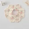 S5ccd276624744427b1c140b87c4563fd3.webp Cute Two-sided Usable Baby Feeding Bib Pure Cotton Gauze Pacifier Saliva Towel Breathable Petal Bib For Newborn Toddler