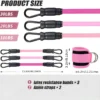 S5d55f68f962441288939aa033202748aO.webp Ankle Straps Resistance Bands Set Fitness Workout Exercise Equipment Ankle Weight Yoga Elastic Fitness Band For Gym Man Woman