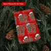 Holiday Gift Wrap with Santa 67, Funny Christmas Themed Wrapping Paper, Kid's Holiday Gift