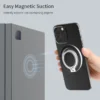 S5fb07379f1f340cba687da892a270a1aH.webp Double Sided for Magesafe Phone Stand Magnetic Phone Ring Holder Kickstand Magnet Grip for Phone 16 Android Gym Car Holder