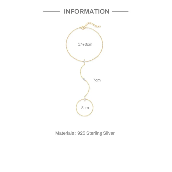 S664634f885444dd2aafda136a1a92e0fb.webp OEVAS Marquise Cut Moissanite Bracelets for Women S925 Silver Lab Diamonds Bracelets Fashion Ring Chain Fine Jewelry Wholesale
