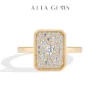 S69443451901e4fde909932e73d951b2fX.webp ATTAGEMS Original DVVS1 Moissanite Rings Rectangular Design forWomen 925 Sterling Silver White Gold Engagement Ring Fine Jewelry