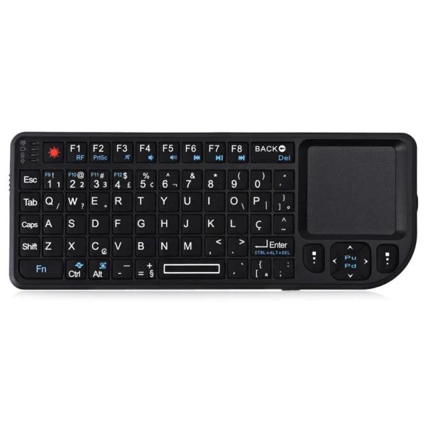 2.4G Wireless Keyboard With 7-color Backlight Touchpad Mouse And Flashligt- Portable Applicable- Perfect For PC Smart TV Box