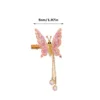 S7043eb16ef614a96aefb101456cb82daP.webp Hair Accessories For Women Hair Styling Tassel Butterfly Hairpin Headwear Shiny Hair Clips Flying Barrette Hair Clip