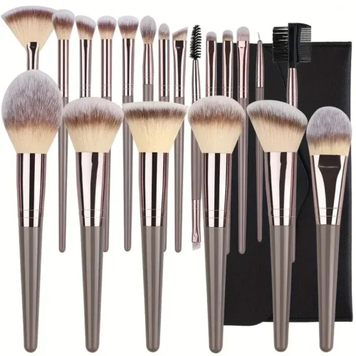 S705b7b0eab3f43cbb61d143917bf102fM.webp 10-20PCS Makeup Brush Set Foundation Concealer Powder Eyeshadow Blush Brush Kabuki Blending Cosmetic Beauty Tool for Face