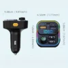 S706e18f292b24db19a3b7e23ef6c00f3k.webp FM Transmitter Bluetooth 5.3 Handsfree Car AUX Radio Modulator MP3 Player with PD20W QC3.0 Fast Charge Adapter Car Accessories