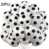 12/20 Pcs 12-Inch Football Balloons - Latex Decor for Birthday Parties, Football Park/Game Events - Sports Theme Balloons for Ea