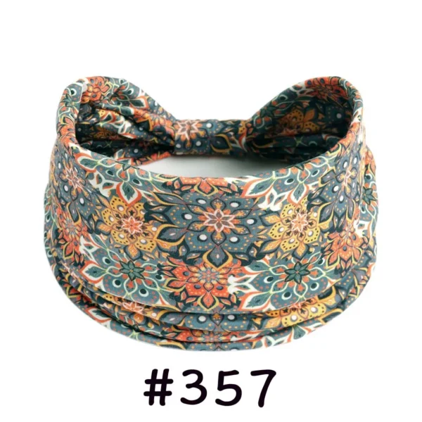 S716b3d238b854bef832ce3eadeb3bf8bx.webp Boho Headbands for Women Knotted Wide Headwrap Turban Yoga Workout Head Bands Stretch Hiarbands Cotton Bandana Hair Accessories