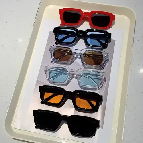 S75adbb0f38b3406ea3e201d5e1e8a854O.webp New Men Vintage Rectangle Frame Sunglasses Fashion Retro Sun Glasses Luxury Brand Design Glasses UV400 Eyewear Women Goggles