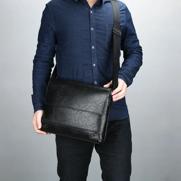 Shoulder Bag, Men's Crossbody Bag, Business Bag, Large Capacity, For Business Trips and Work
