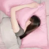 S78c91ebaa8ad40a1858dc5ff6e01a77fL.webp 2 Pair Satin Pillowcase - Anti-Allergy Breathable Bedding Polyester Satin with Envelope Closure Machine Washable & Skin-Friendly