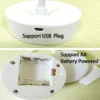 Desk Lamp USB Plug Rechargeable Table Lamp Bed Reading Book Night Light LED 3 Modes Dimming Eye Protection Light Bedside Lamp