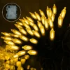Decorative Christmas String Lights Battery Box Mini Bulb Warm White Multicolor 8 Effects Waterproof IP54 Rating Patio Decor XL