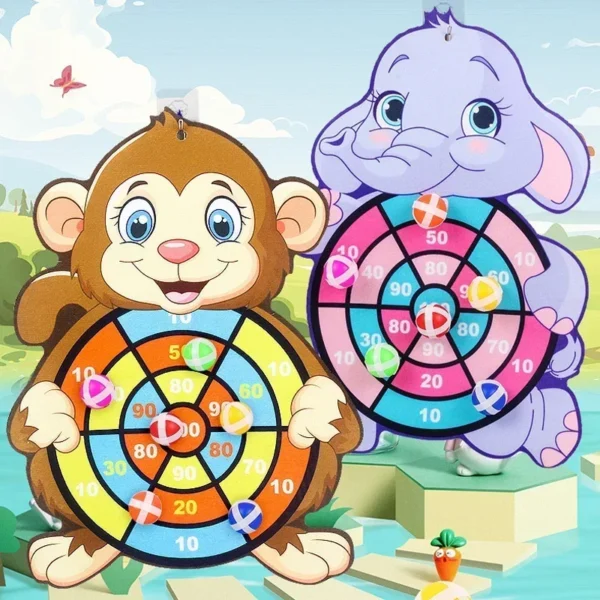 S7d6c6b30147c41349b5a4815c6c8e80aM.webp Educational Games Dart Board Stickey Ball Dart Kid Toy Child Montessori Games Indoor Sports for Children Montessori Toys Gift