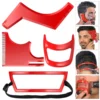S7dc922bc83824b8499af640ae5a02ffeH.webp Beard Styling Tools Set with Four Shaping Guides for Grooming Shaving And Defining Hairlines Goatees And Collars