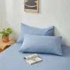 2pcs Brushed Pillowcase, Soft Breathable Pillowcase, Premium Quality Pillow Covers For Bedroom Sofa Home Decor, Without Pillow