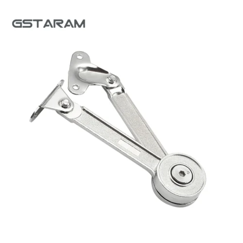 Cabinet doors support hinge Hydraulic Randomly Stop Hinges Adjustable strength rise and fall Ailerons support furniture hardware
