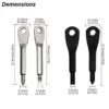 S81a8ccad02a442eb89b8674a66219b99t.webp Portable Phillips Slotted Screwdriver Set Key Ring Keychain Mini Pocket Keyring Cross Screw Driver Repair Tool Gadget EDC Small